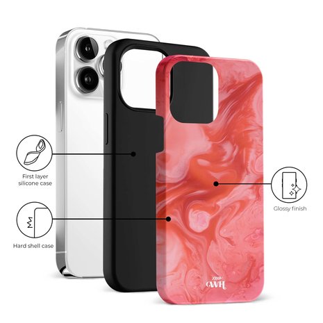 xoxo Wildhearts xoxo Wildhearts Marble Red Lips - iPhone 14 Pro Max Hülle xoxo Wildhearts xoxo Wildhearts Marble Red Lips - iPhone 14 Pro Max Hülle