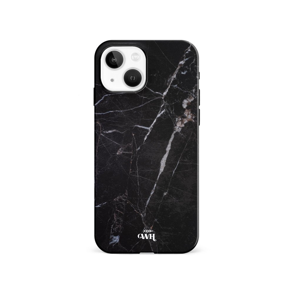 xoxo Wildhearts xoxo Wildhearts Marble Black Mood - iPhone 14 Plus Hülle xoxo Wildhearts xoxo Wildhearts Marble Black Mood - iPhone 14 Plus Hülle
