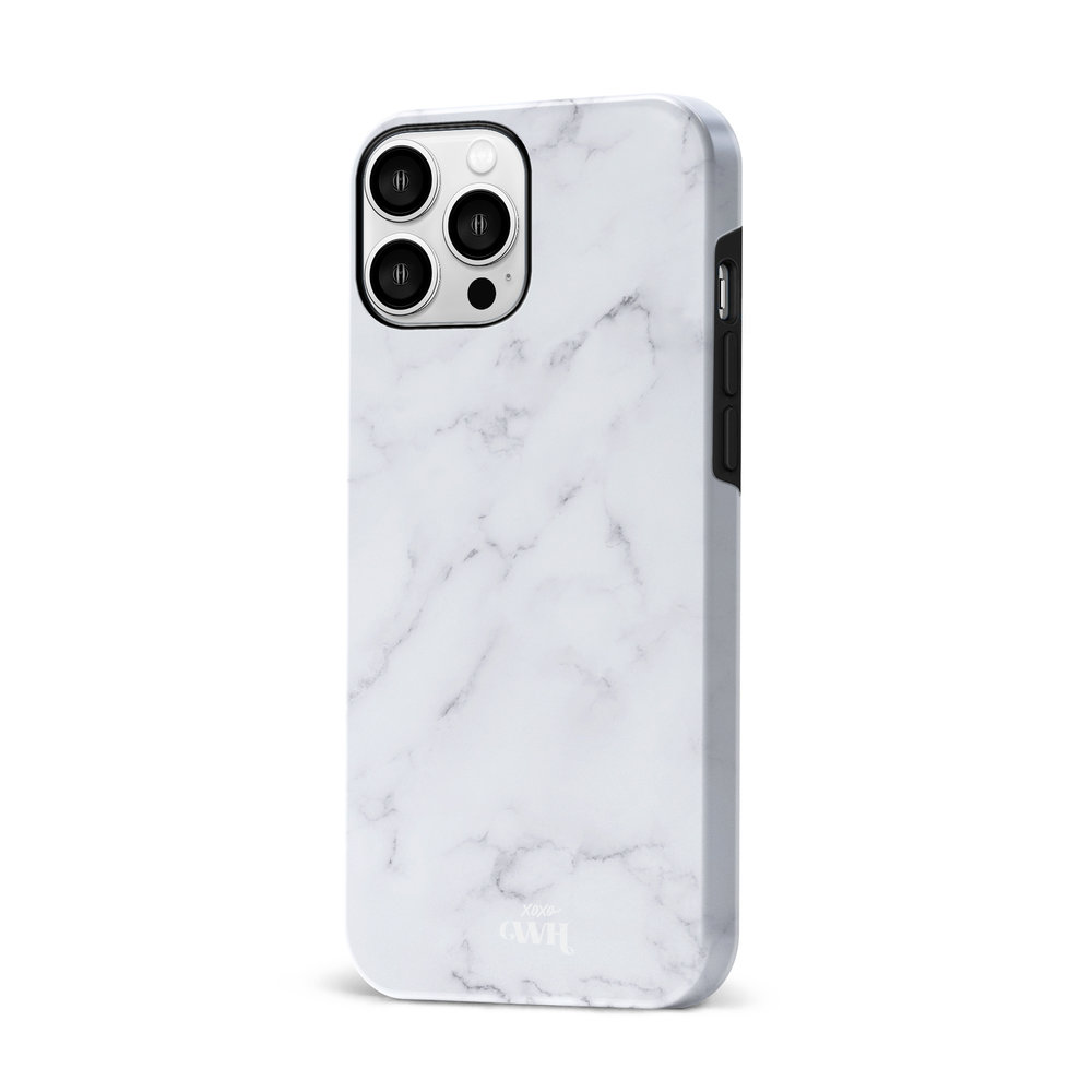 xoxo Wildhearts xoxo Wildhearts Marble White Lies - iPhone 14 Pro Max Hülle xoxo Wildhearts xoxo Wildhearts Marble White Lies - iPhone 14 Pro Max Hülle