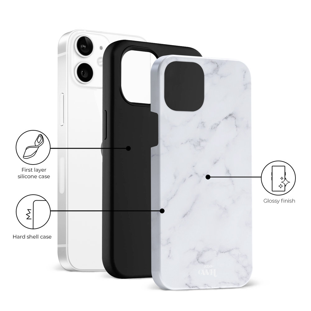 xoxo Wildhearts xoxo Wildhearts Marble White Lies - iPhone 11 Hülle xoxo Wildhearts xoxo Wildhearts Marble White Lies - iPhone 11 Hülle