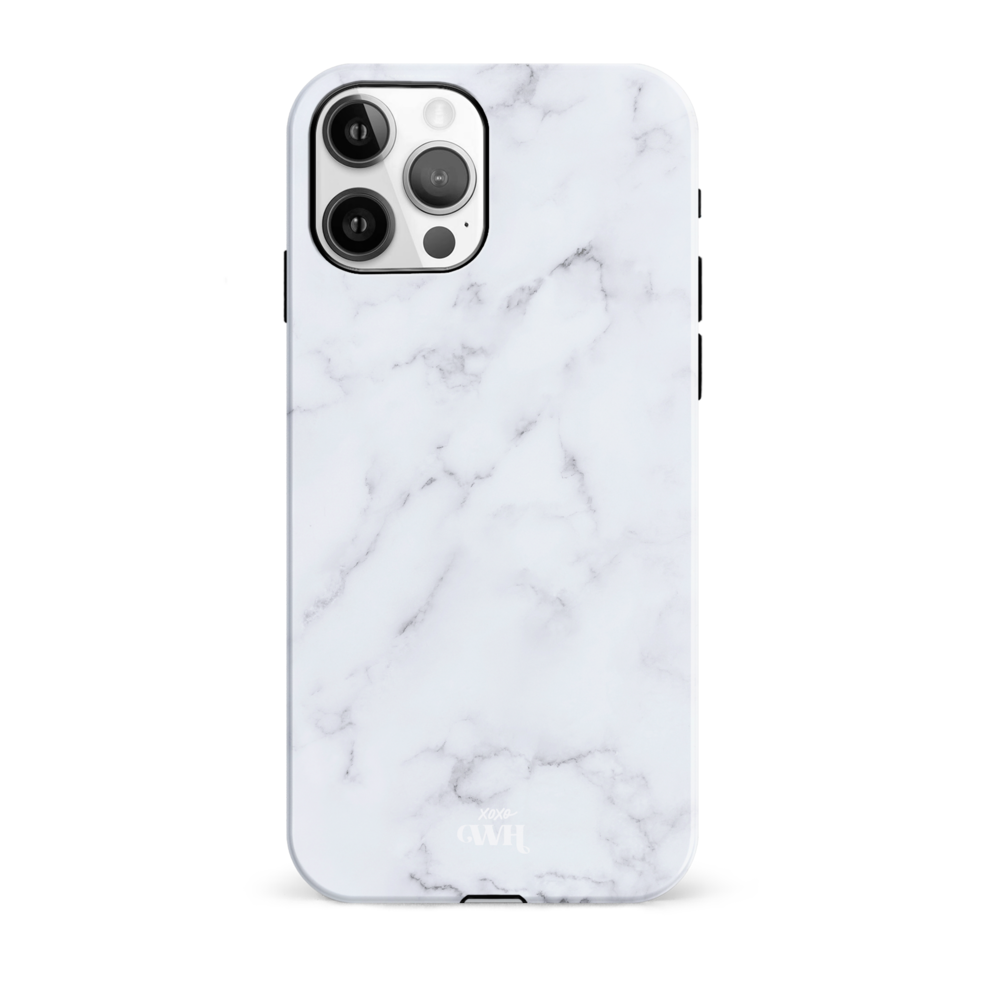 xoxo Wildhearts xoxo Wildhearts Marble White Lies - iPhone 12 Pro Hülle xoxo Wildhearts xoxo Wildhearts Marble White Lies - iPhone 12 Pro Hülle