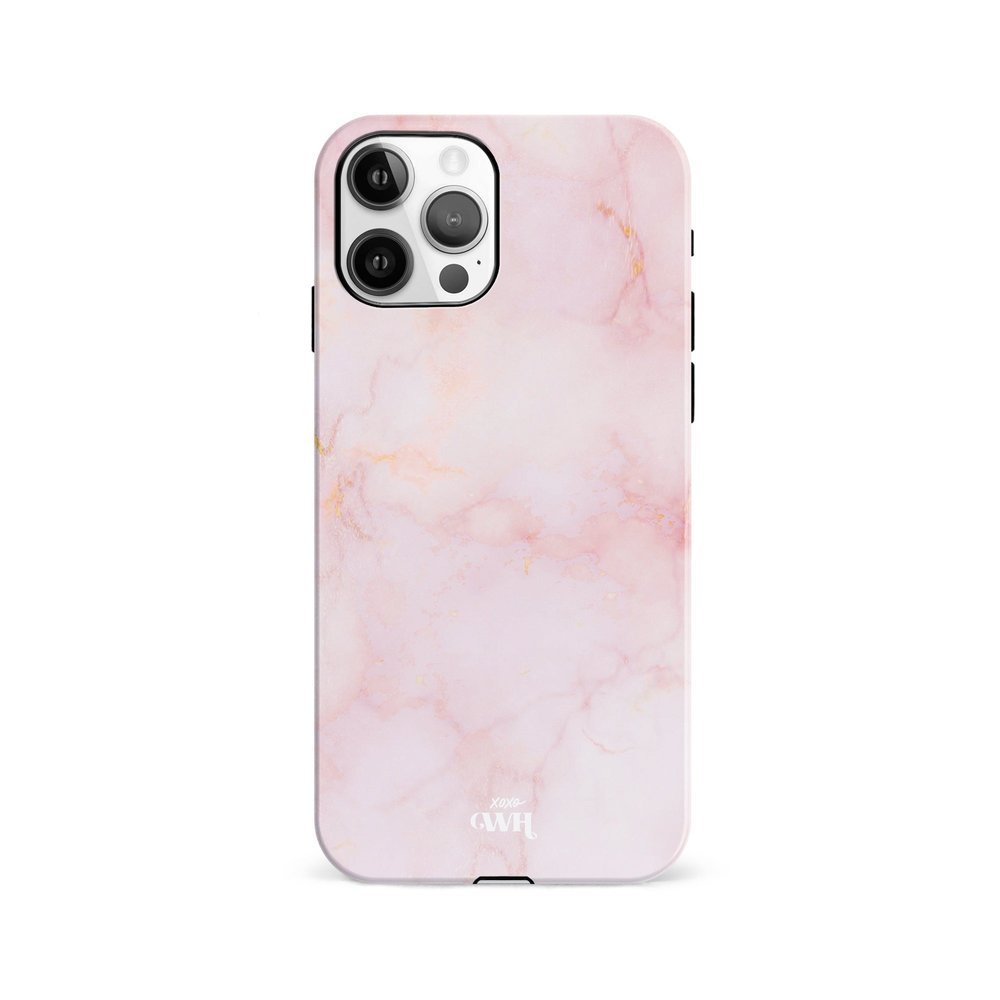 xoxo Wildhearts xoxo Wildhearts Marble Pink - iPhone 12 Pro Hülle xoxo Wildhearts xoxo Wildhearts Marble Pink - iPhone 12 Pro Hülle