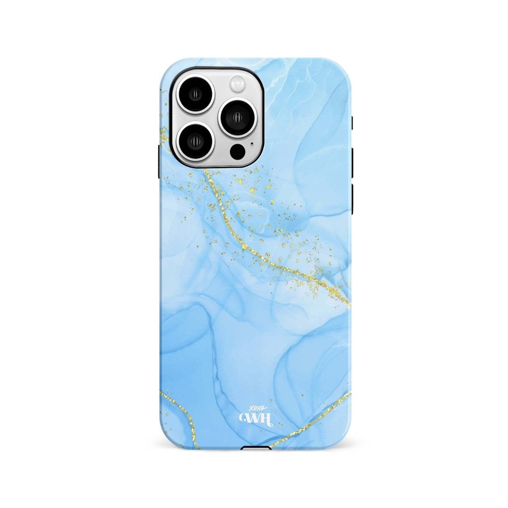 xoxo Wildhearts xoxo Wildhearts Marble Blue - iPhone 12 Pro Hülle xoxo Wildhearts xoxo Wildhearts Marble Blue - iPhone 12 Pro Hülle