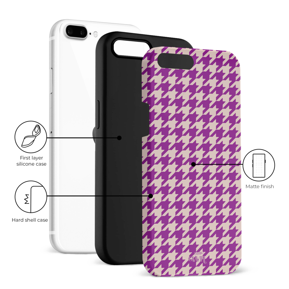xoxo Wildhearts xoxo Wildhearts When In Paris Purple - iPhone 7/8 SE Hülle xoxo Wildhearts xoxo Wildhearts When In Paris Purple - iPhone 7/8 SE Hülle