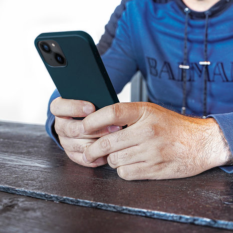 ShieldCase® ShieldCase iPhone 13 Mini Silikonhülle (Dunkelblau)