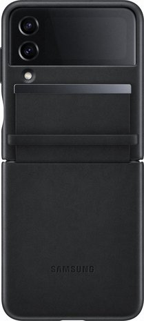 Samsung Samsung Flip 4 Lederhülle (Schwarz)