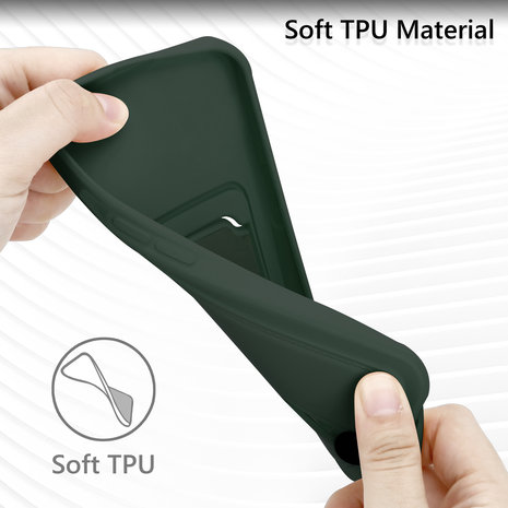 Coverzs Coverzs iPhone 11 Pro Kartenhülle mit Schieber (Grün) Coverzs Coverzs iPhone 11 Pro Kartenhülle mit Schieber (Grün)