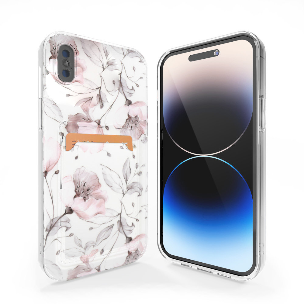 ShieldCase® ShieldCase iPhone X Kartenhülle (Vintage Flower) ShieldCase® ShieldCase iPhone X Kartenhülle (Vintage Flower)