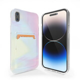 ShieldCase® iPhone X Kartenhülle (Galaxy Pink)