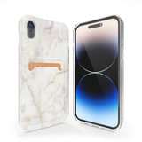 ShieldCase® iPhone Xr Kartenhülle (Elegant Marble)