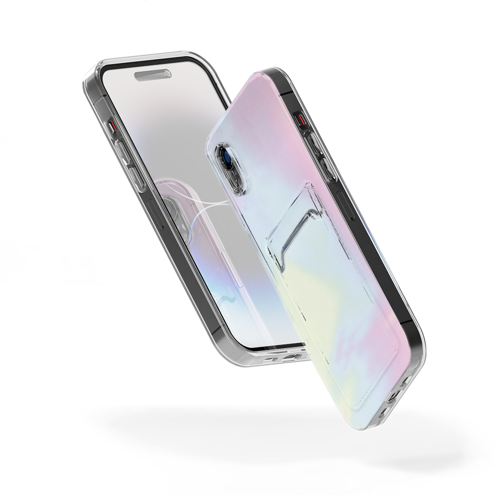 ShieldCase® ShieldCase iPhone Xr Kartenhülle (Galaxy Pink) ShieldCase® ShieldCase iPhone Xr Kartenhülle (Galaxy Pink)