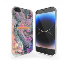 ShieldCase® iPhone 7/8 Kartenhülle (Pastell Party)