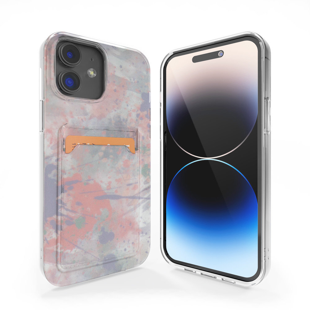 ShieldCase® ShieldCase iPhone 11 Kartenhülle (Pink Brush) ShieldCase® ShieldCase iPhone 11 Kartenhülle (Pink Brush)