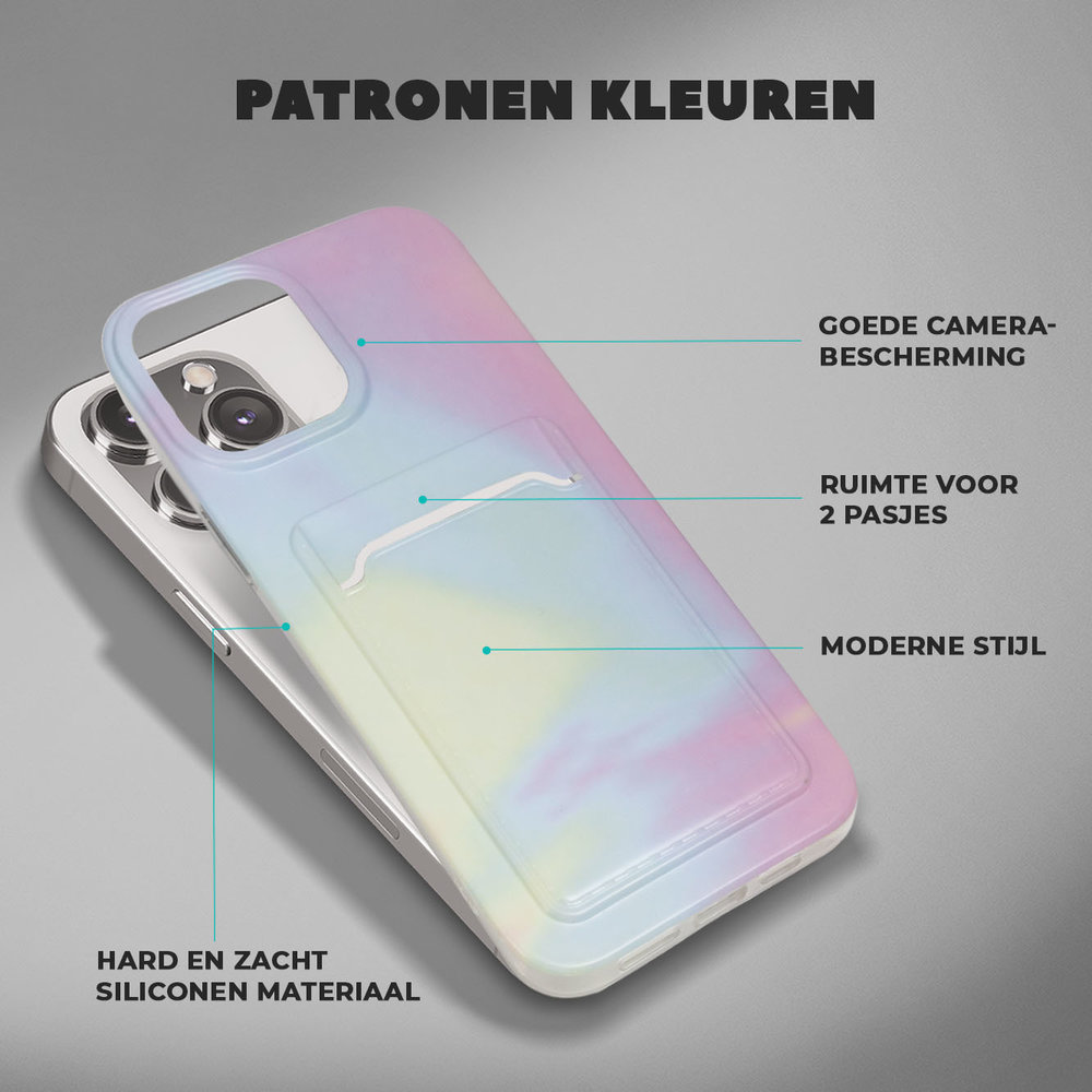 ShieldCase® ShieldCase iPhone 13 Kartenhülle (Galaxy Pink) ShieldCase® ShieldCase iPhone 13 Kartenhülle (Galaxy Pink)