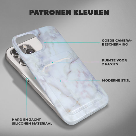 ShieldCase® ShieldCase iPhone 13 Pro Kartenhülle (Elegant Marble) ShieldCase® ShieldCase iPhone 13 Pro Kartenhülle (Elegant Marble)