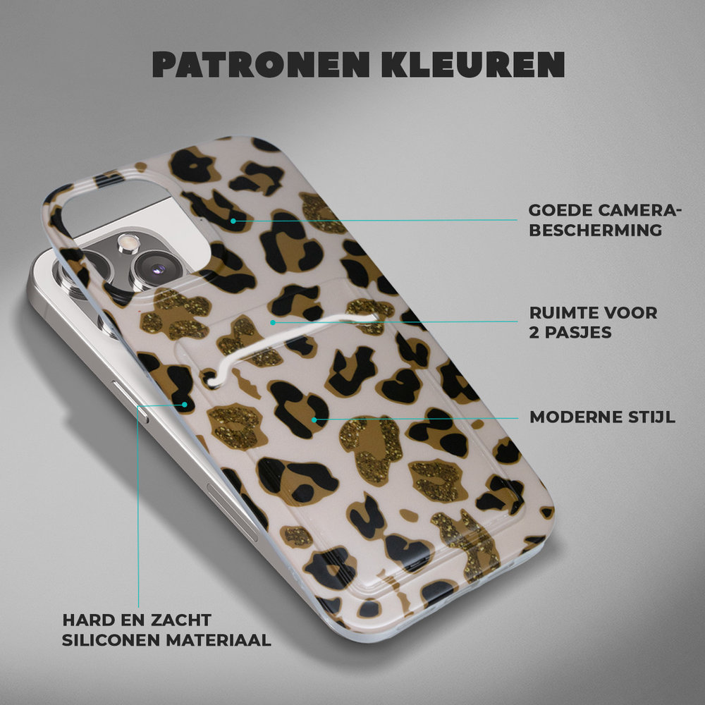 ShieldCase® ShieldCase iPhone 13 Pro Kartenhülle (Lovely Leopard) ShieldCase® ShieldCase iPhone 13 Pro Kartenhülle (Lovely Leopard)