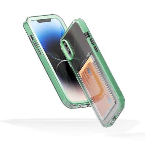 ShieldCase® ShieldCase iPhone X Kartenhülle mit Bumper (Türkis) ShieldCase® ShieldCase iPhone X Kartenhülle mit Bumper (Türkis)