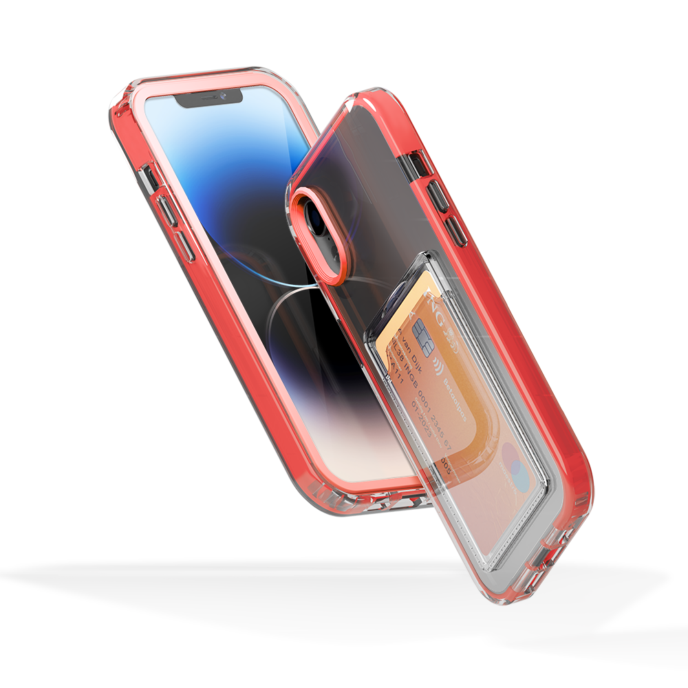 ShieldCase® ShieldCase iPhone Xr Kartenhülle mit Bumper (Pink) ShieldCase® ShieldCase iPhone Xr Kartenhülle mit Bumper (Pink)