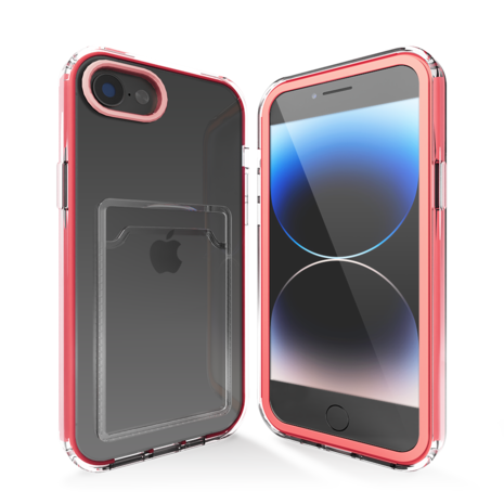 ShieldCase® ShieldCase iPhone 7 Kartenhülle mit Bumper (Pink) ShieldCase® ShieldCase iPhone 7 Kartenhülle mit Bumper (Pink)