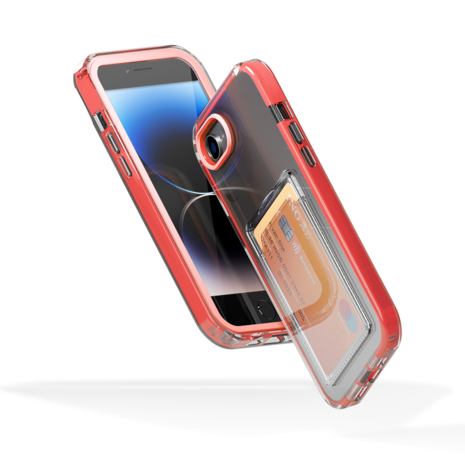 ShieldCase® ShieldCase iPhone 7 Kartenhülle mit Bumper (Pink) ShieldCase® ShieldCase iPhone 7 Kartenhülle mit Bumper (Pink)