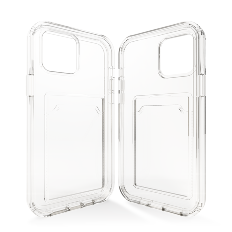 ShieldCase® ShieldCase iPhone 11 Kartenhülle mit Bumper (Transparent)