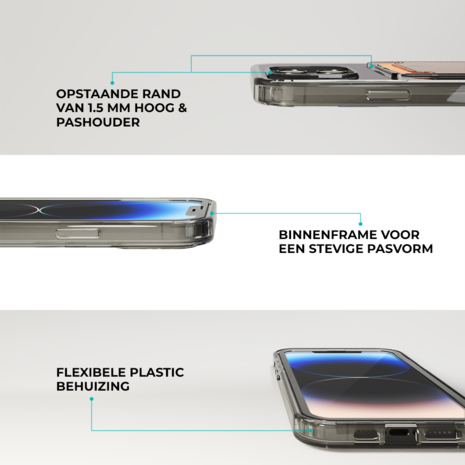 ShieldCase® ShieldCase iPhone 11 Kartenhülle mit Bumper (Transparent)