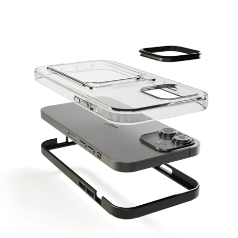 ShieldCase® ShieldCase iPhone 11 Kartenhülle mit Bumper (Schwarz) ShieldCase® ShieldCase iPhone 11 Kartenhülle mit Bumper (Schwarz)