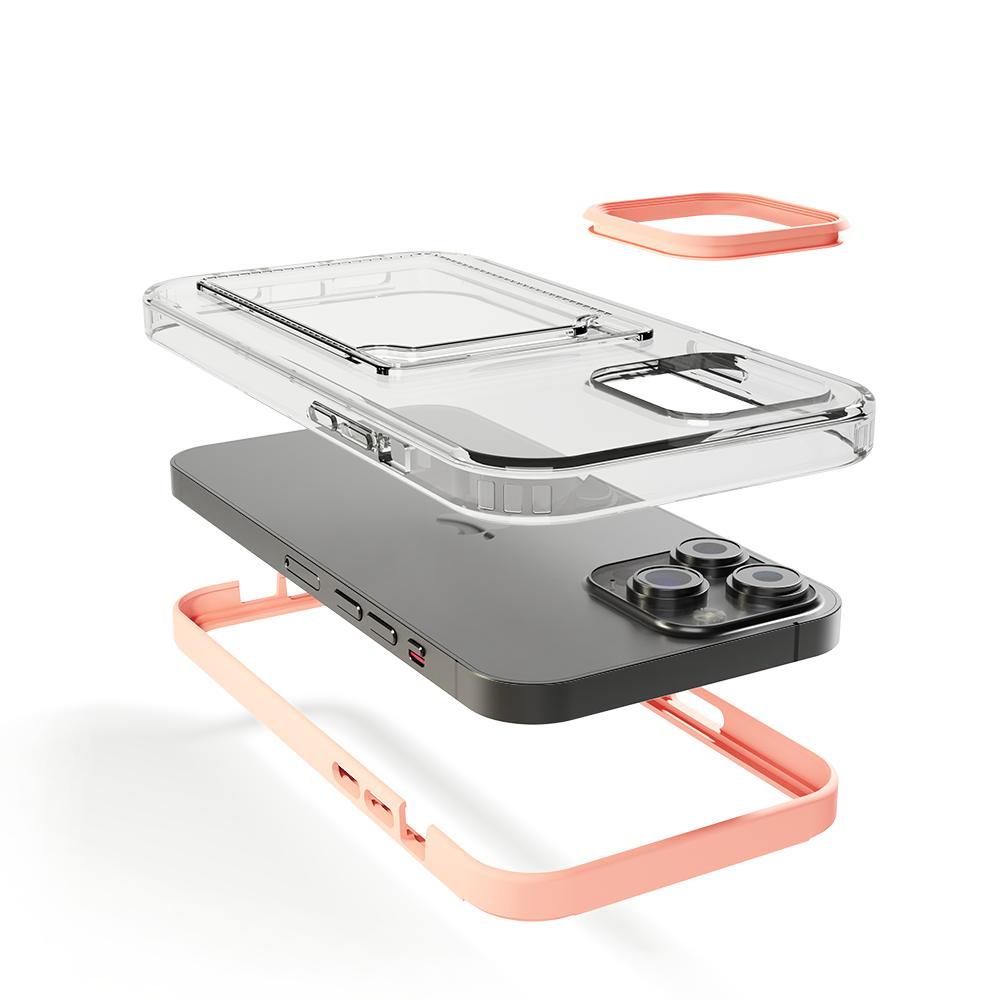 ShieldCase® ShieldCase iPhone 11 Pro Kartenhülle mit Bumper (Pink) ShieldCase® ShieldCase iPhone 11 Pro Kartenhülle mit Bumper (Pink)