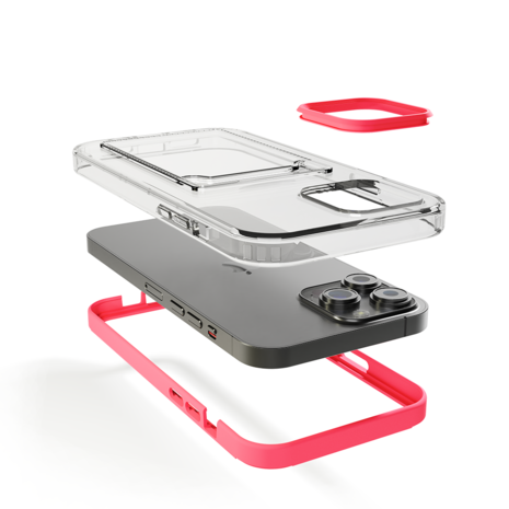 ShieldCase® ShieldCase iPhone 11 Pro Kartenhülle mit Bumper (Hellrosa) ShieldCase® ShieldCase iPhone 11 Pro Kartenhülle mit Bumper (Hellrosa)