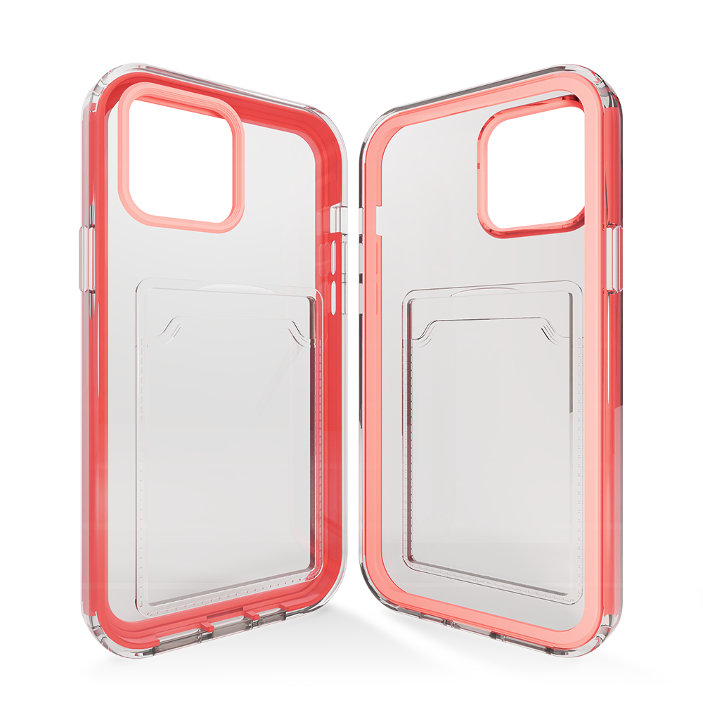 ShieldCase® ShieldCase iPhone 12 Kartenhülle mit Bumper (Pink) ShieldCase® ShieldCase iPhone 12 Kartenhülle mit Bumper (Pink)