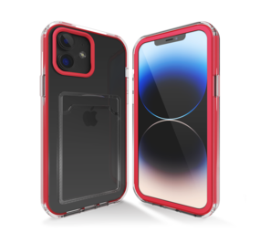 ShieldCase® iPhone 12 Kartenhülle mit Bumper (Hellrosa) ShieldCase® iPhone 12 Kartenhülle mit Bumper (Hellrosa)