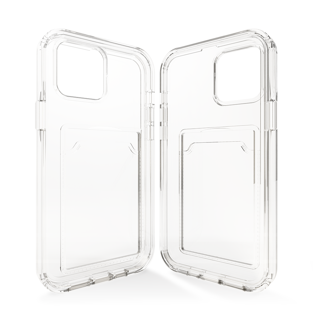 ShieldCase® ShieldCase iPhone 13 Kartenhülle mit Bumper (Transparent) ShieldCase® ShieldCase iPhone 13 Kartenhülle mit Bumper (Transparent)