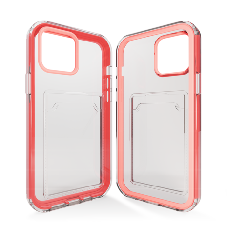 ShieldCase® ShieldCase iPhone 13 Kartenhülle mit Bumper (Pink) ShieldCase® ShieldCase iPhone 13 Kartenhülle mit Bumper (Pink)