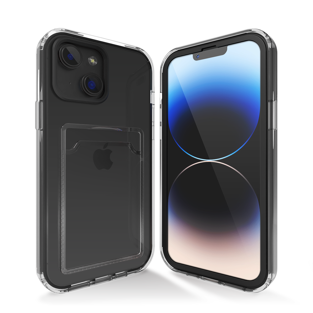 ShieldCase® ShieldCase iPhone 13 Mini Kartenhülle mit Bumper (Schwarz) ShieldCase® ShieldCase iPhone 13 Mini Kartenhülle mit Bumper (Schwarz)