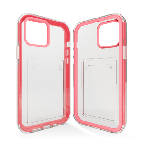ShieldCase® ShieldCase iPhone 13 Mini Kartenhülle mit Bumper (Rosa) ShieldCase® ShieldCase iPhone 13 Mini Kartenhülle mit Bumper (Rosa)