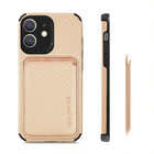 Coverzs Coverzs iPhone 12 Magsafe gewebte Kartenhülle (Khaki)