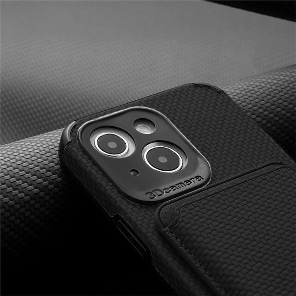 Coverzs Coverzs iPhone 13 Magsafe gewebte Kartenhülle (Schwarz) Coverzs Coverzs iPhone 13 Magsafe gewebte Kartenhülle (Schwarz)