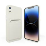 ShieldCase® iPhone Xr Rückseitehülle mit Kartenhalter (Weiß)
