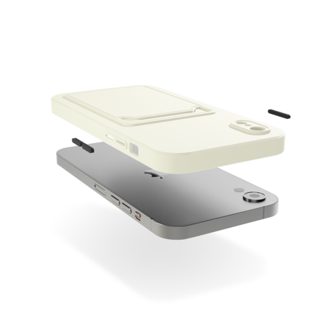 ShieldCase® ShieldCase iPhone Xr Rückseitehülle mit Kartenhalter (Weiß) ShieldCase® ShieldCase iPhone Xr Rückseitehülle mit Kartenhalter (Weiß)