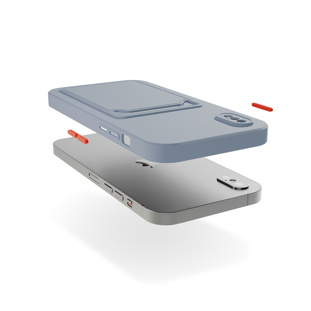 ShieldCase® ShieldCase iPhone Xr Rückseitehülle mit Kartenhalter (Lavendelgrau) ShieldCase® ShieldCase iPhone Xr Rückseitehülle mit Kartenhalter (Lavendelgrau)