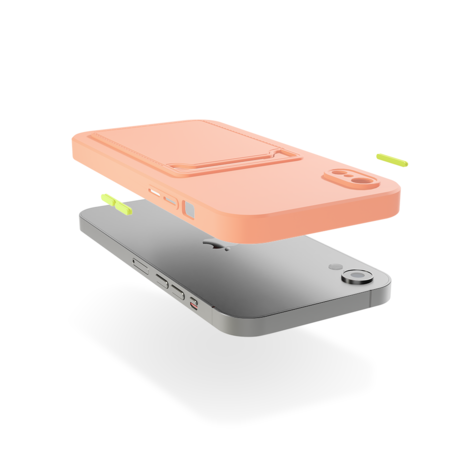 ShieldCase® ShieldCase iPhone Xr Rückseitehülle mit Kartenhalter (Pink) ShieldCase® ShieldCase iPhone Xr Rückseitehülle mit Kartenhalter (Pink)