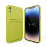 ShieldCase® iPhone Xr Rückseitehülle mit Kartenhalter (Grün)