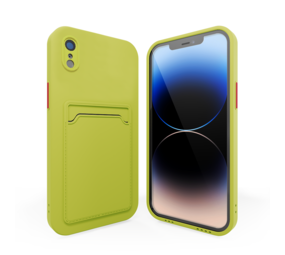 ShieldCase® iPhone Xr Rückseitehülle mit Kartenhalter (Grün)