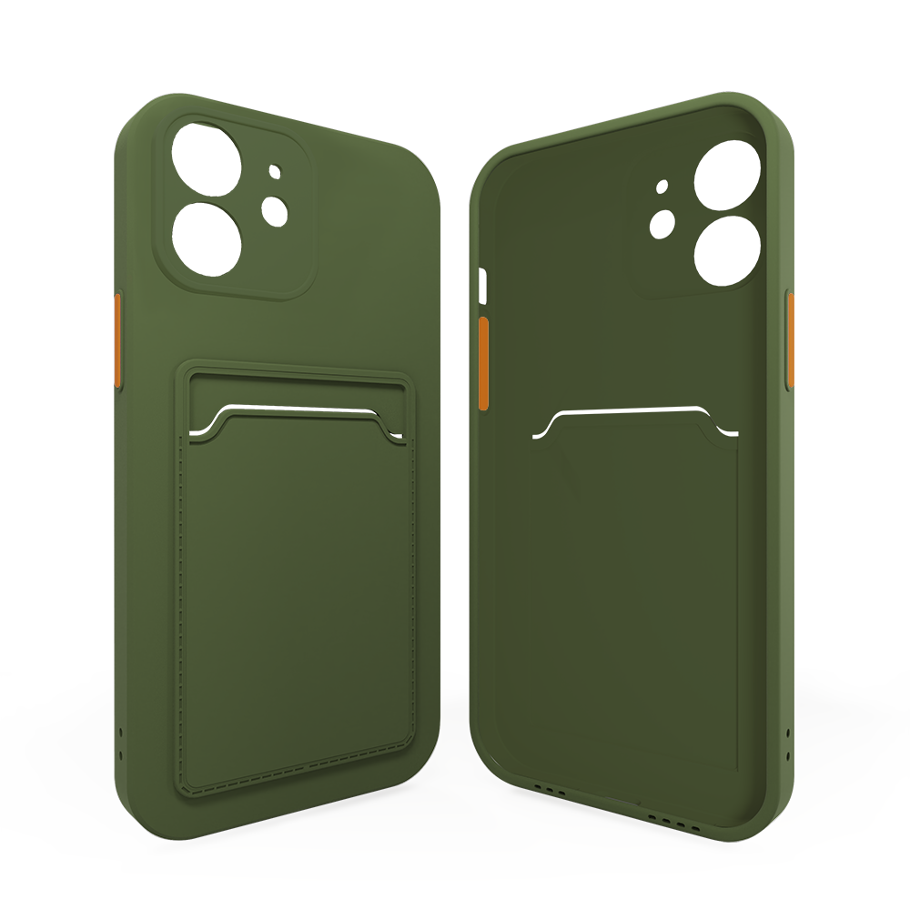 ShieldCase® ShieldCase iPhone 11 Rückseitehülle mit Kartenhalter (Dunkelgrün)