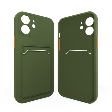 ShieldCase® ShieldCase iPhone 11 Rückseitehülle mit Kartenhalter (Dunkelgrün)