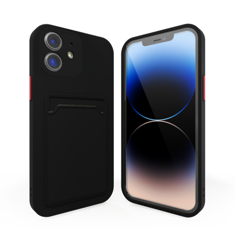 ShieldCase® ShieldCase iPhone 12 Rückseitehülle mit Kartenhalter (Schwarz) ShieldCase® ShieldCase iPhone 12 Rückseitehülle mit Kartenhalter (Schwarz)