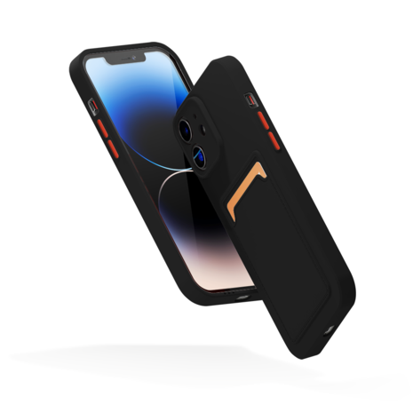 ShieldCase® ShieldCase iPhone 12 Rückseitehülle mit Kartenhalter (Schwarz) ShieldCase® ShieldCase iPhone 12 Rückseitehülle mit Kartenhalter (Schwarz)