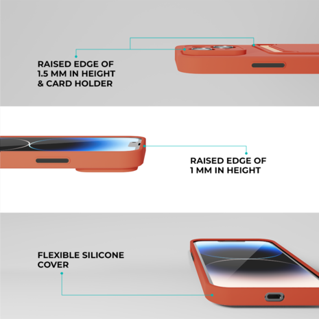 ShieldCase® ShieldCase iPhone 13 Rückseitehülle mit Kartenhalter (Terrakotta) ShieldCase® ShieldCase iPhone 13 Rückseitehülle mit Kartenhalter (Terrakotta)
