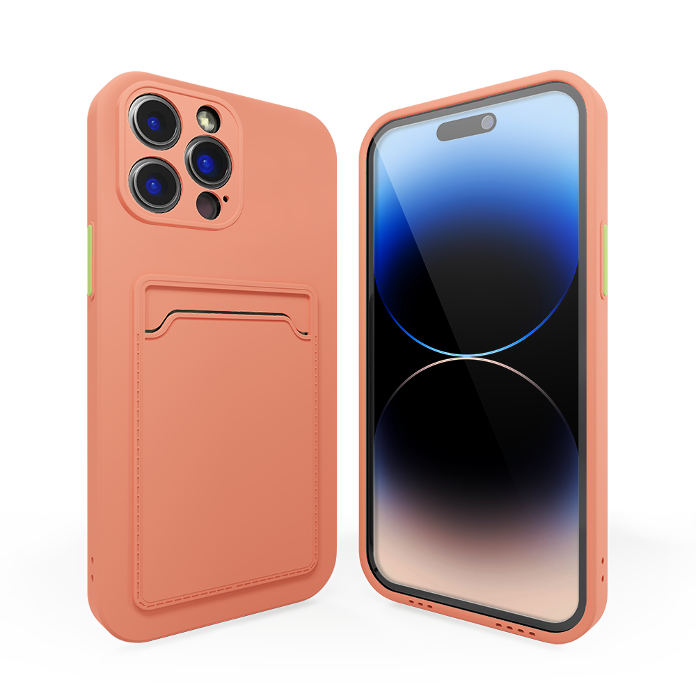 SunYoo Leder-Hülle Für IPhone 13/14 Mit Kartenhalter & Handschlaufe – Magnetisch, Stoßfest, Mit Ständer, Rot