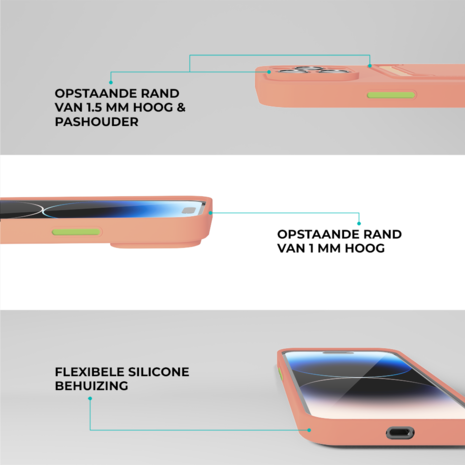 ShieldCase® ShieldCase iPhone 13 Pro Rückseitehülle mit Kartenhalter (Pink) ShieldCase® ShieldCase iPhone 13 Pro Rückseitehülle mit Kartenhalter (Pink)